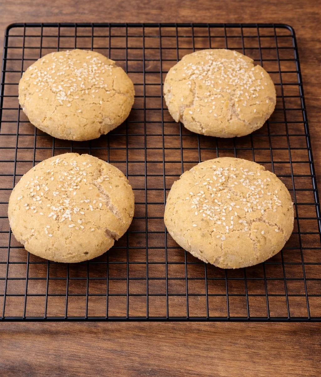 Hamburgerbrød uten gluten og melk