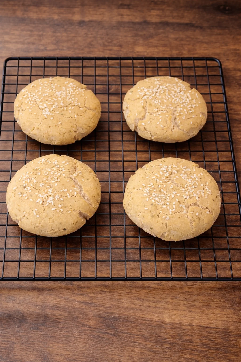 Hamburgerbrød uten gluten og melk